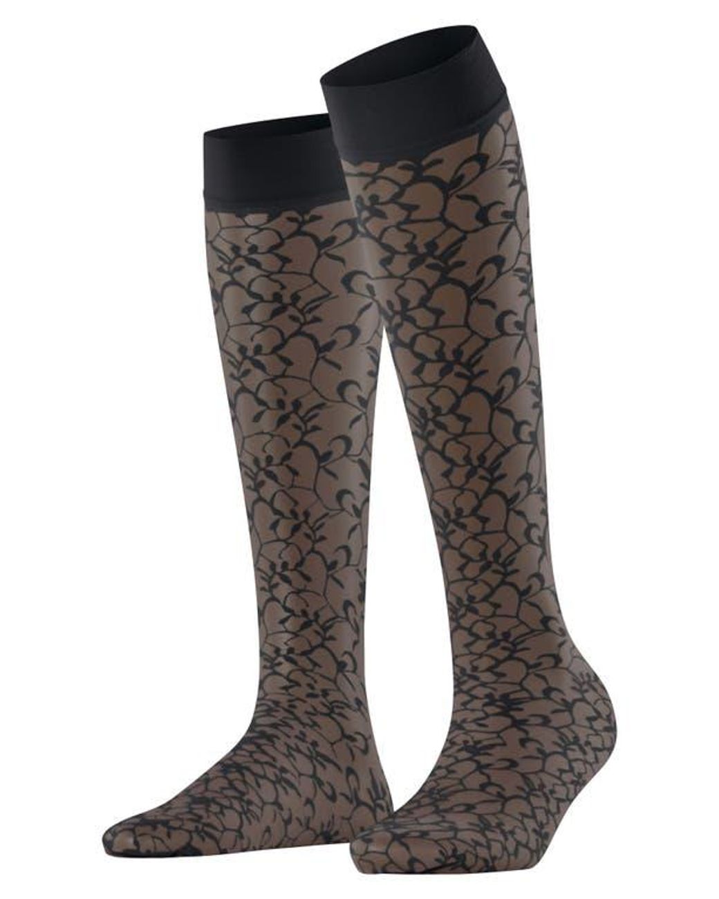 Falke Black Soft Spell Knee High Socks