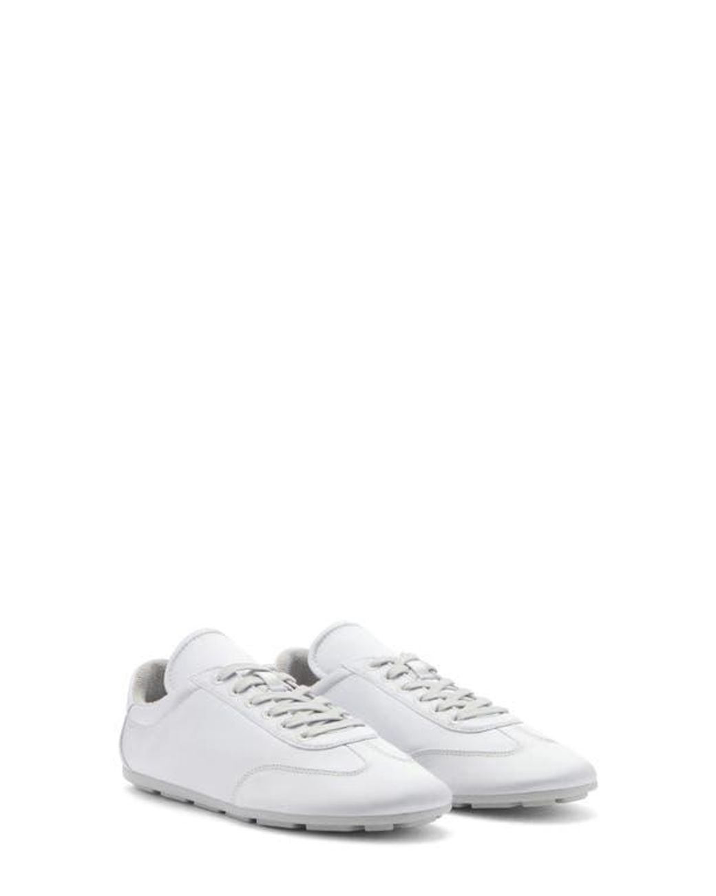 Mango White Satin Sneaker