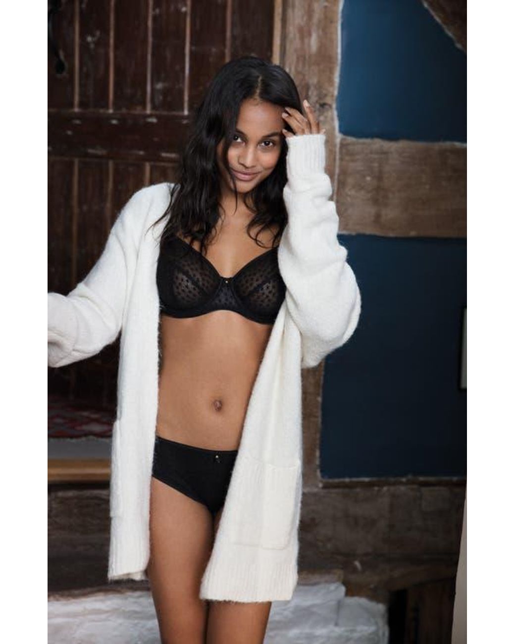 Freya Black Starlight Hero Underwire Side Support Bra