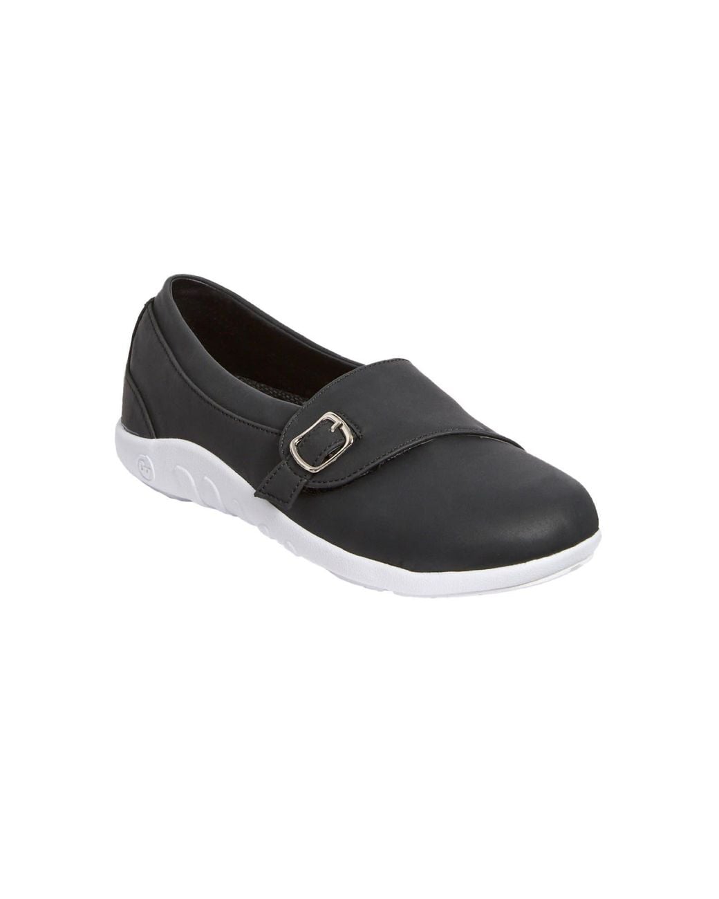 Comfortview Black The Kirby Arch Support Flat