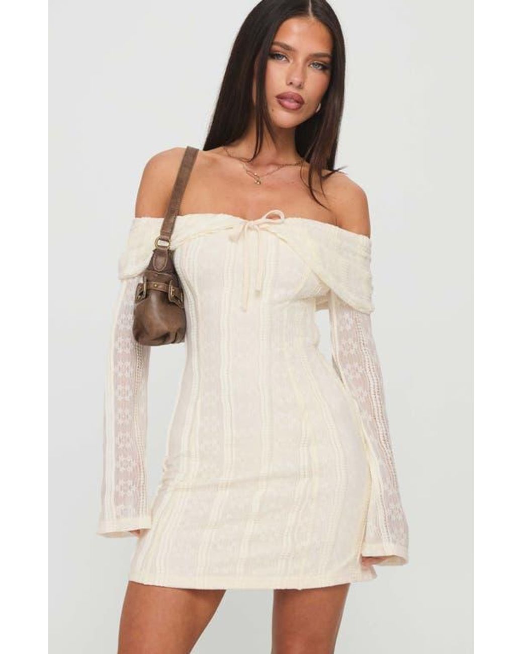 olive green off shoulder dress Adelina | Olive One-Shoulder Maxi Dress With Drape