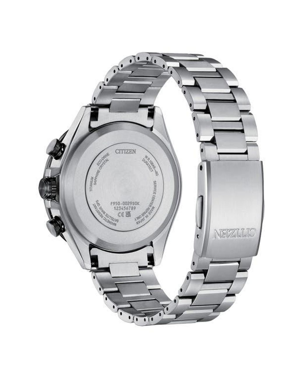 Citizen Gray Attesa Satellite Timekeeping Unite With Super Titanium Bracelet Watch, 44.6Mm for men