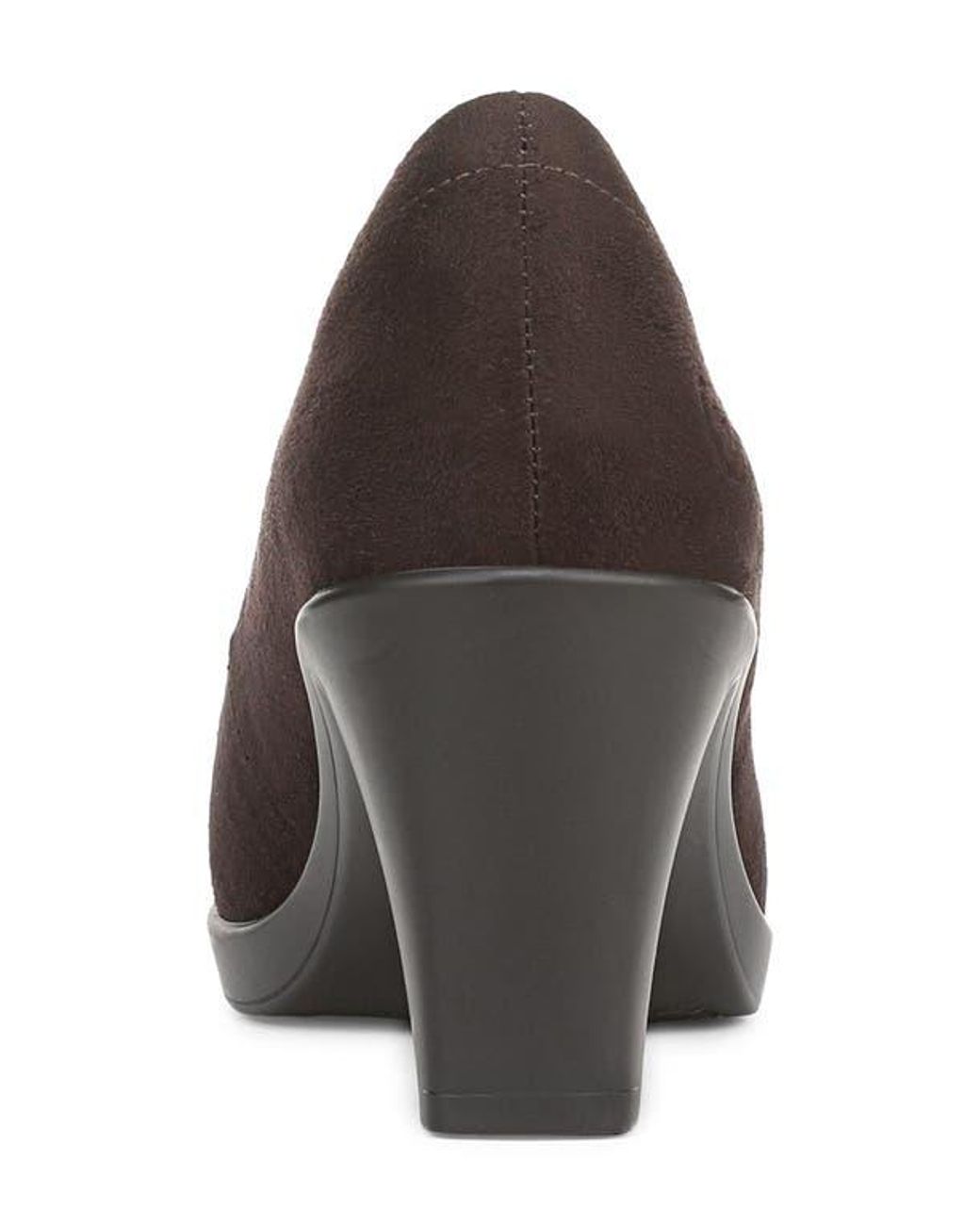 LifeStride Brown Elevate Platform Pump