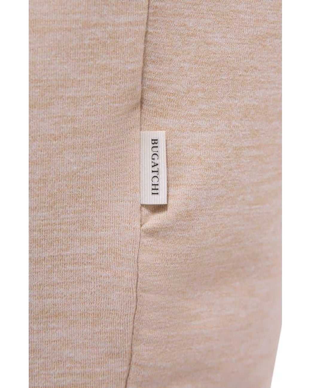 Bugatchi Pink Quarter Zip Performance Pullover for men