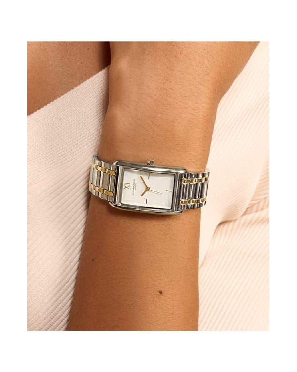 Olivia Burton Multicolor Grove Rectangular Bracelet Watch, 23Mm