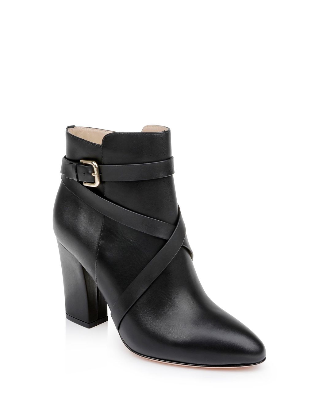 Pointed block sales heel booties