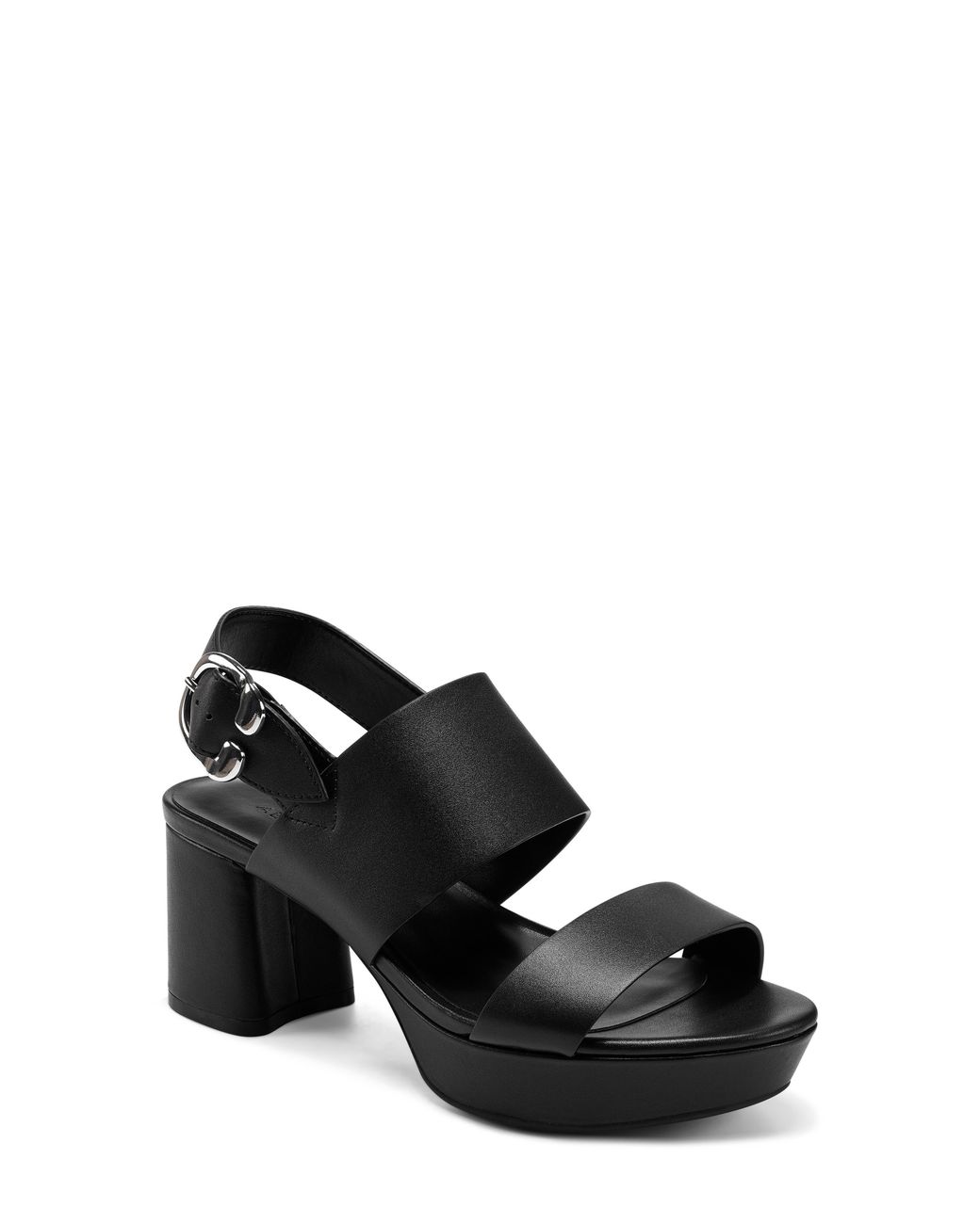 Aerosoles Black Camera Platform Sandal
