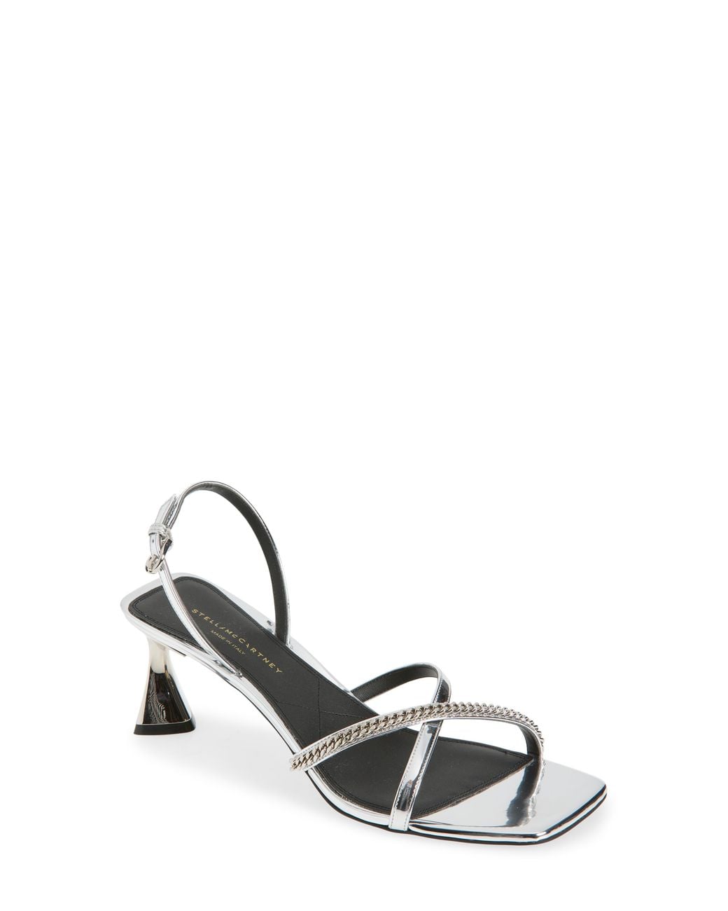 Stella McCartney White Elsa Slingback Sandal