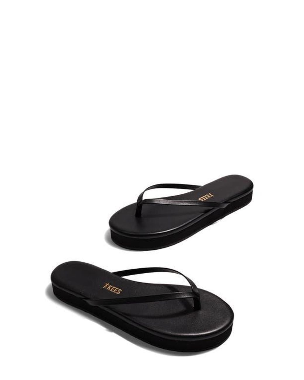 TKEES Lily Platform Flip Flop in Black | Lyst