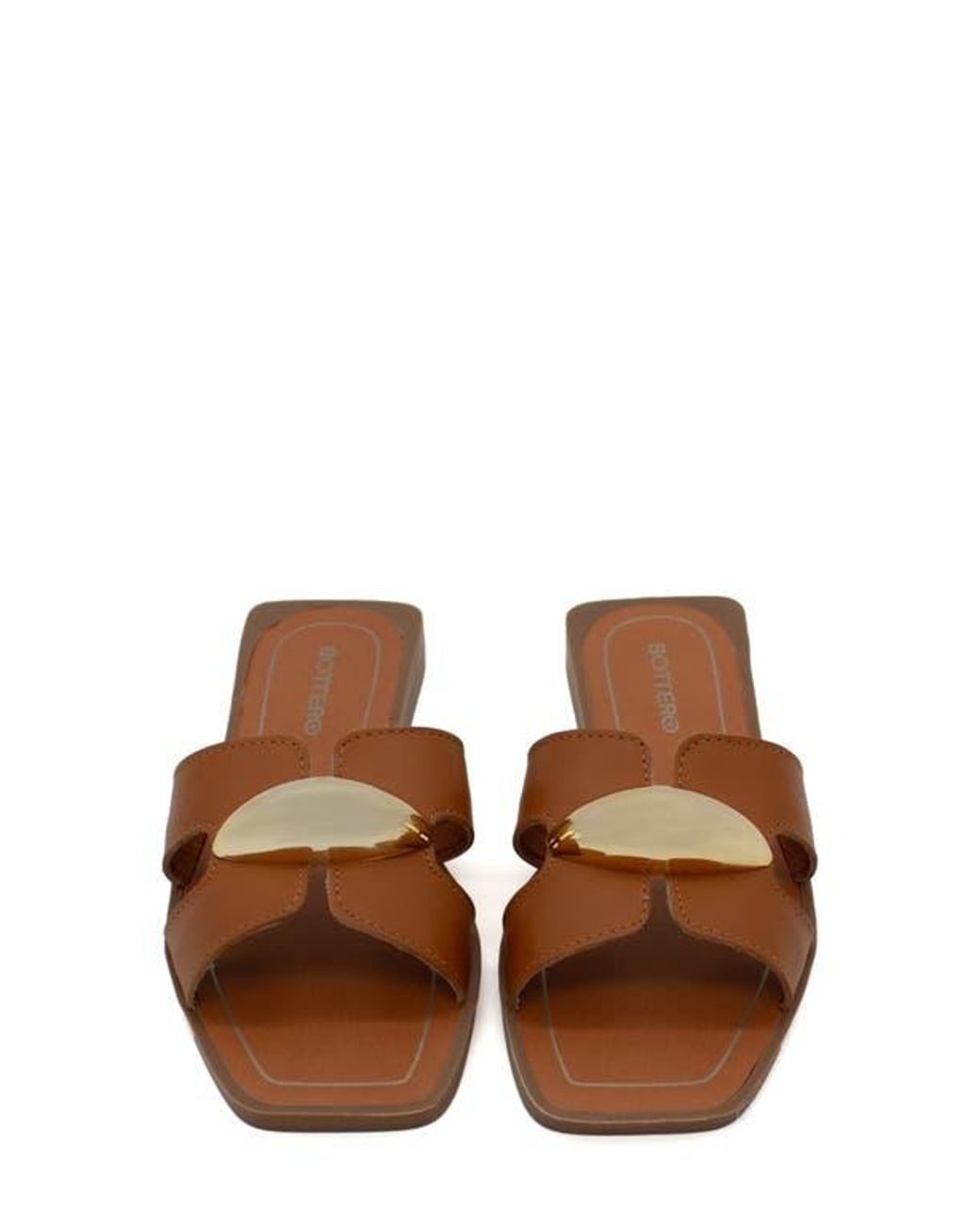 BOTTER Brown Cutout Slide Sandal