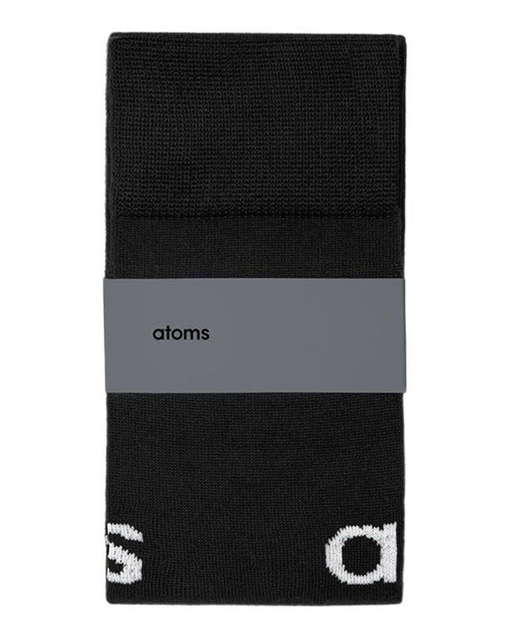 Atom Black Everyday Crew Socks