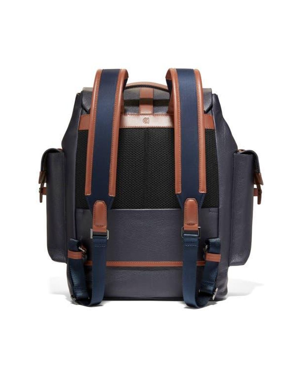 Cole Haan Triboro Leather Backpack in Blue for Men Lyst
