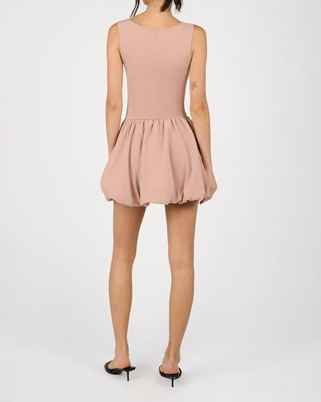 WeWoreWhat Deep V Waist Bubble Dress in Pink | Lyst