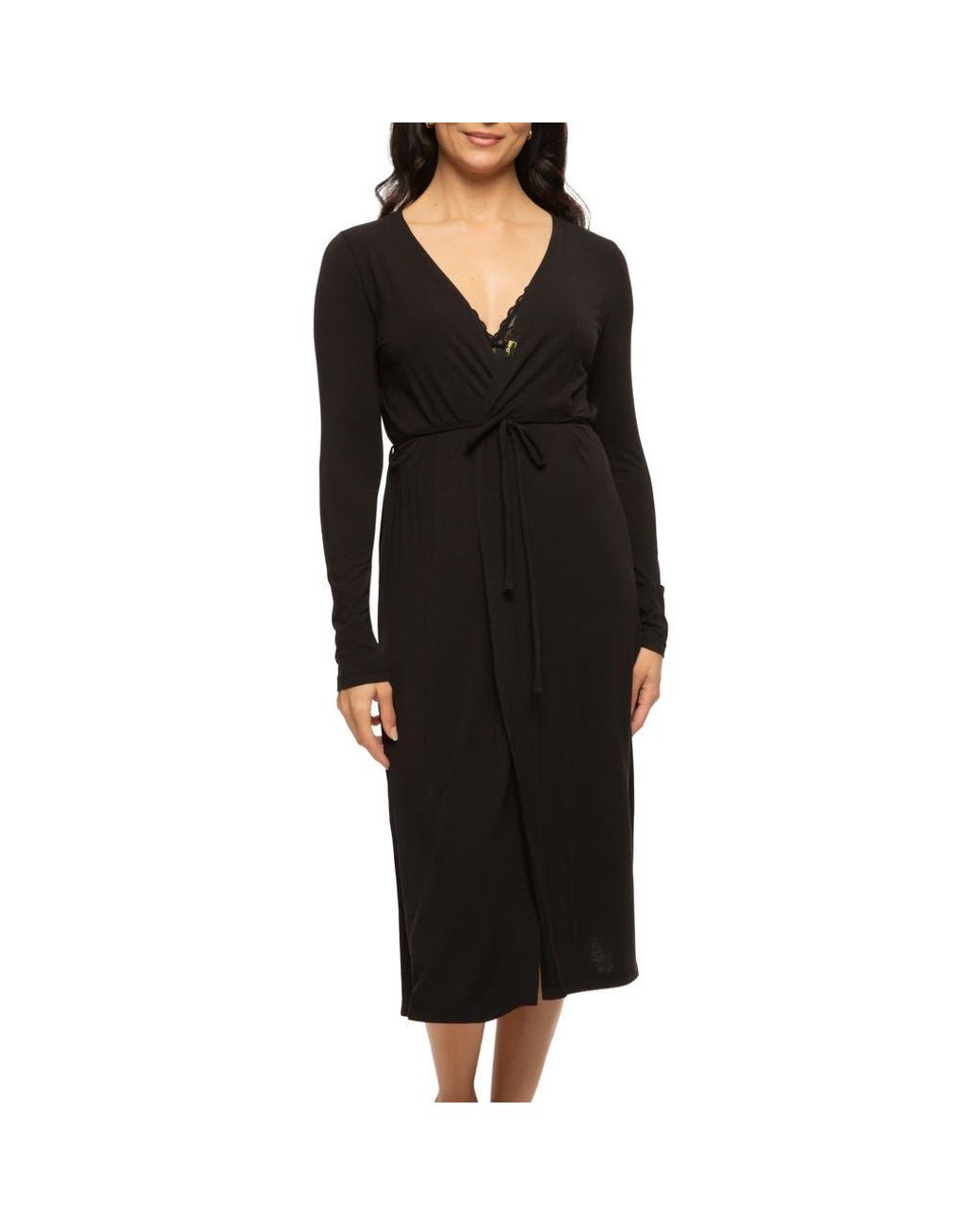 Felina Black Lena Robe