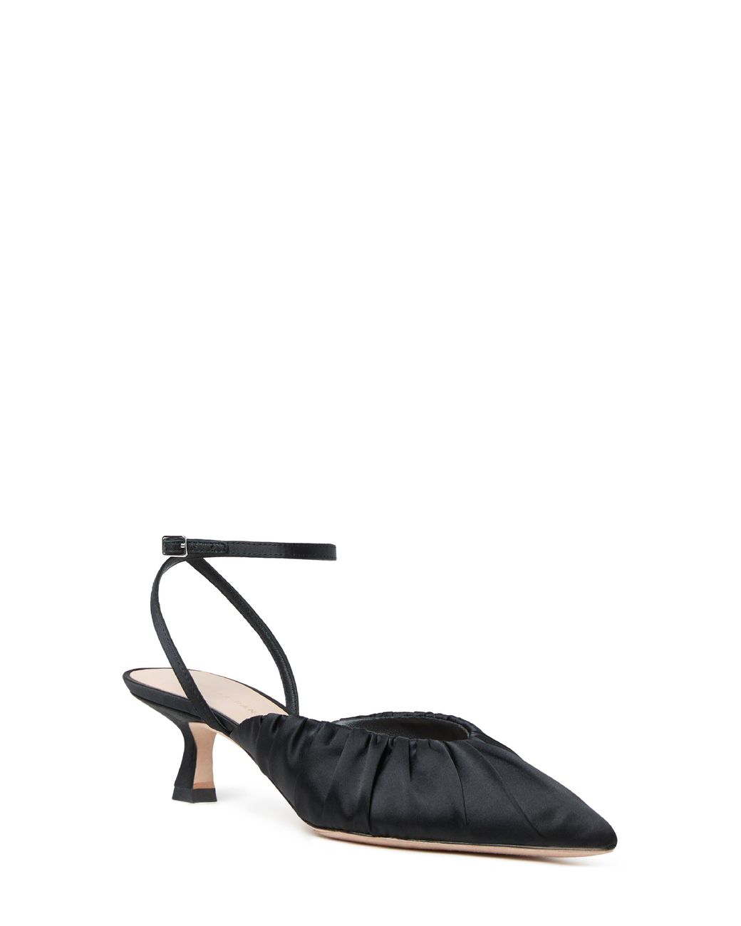 Loeffler Randall Black Rio Ankle Strap Pointed Toe Pump