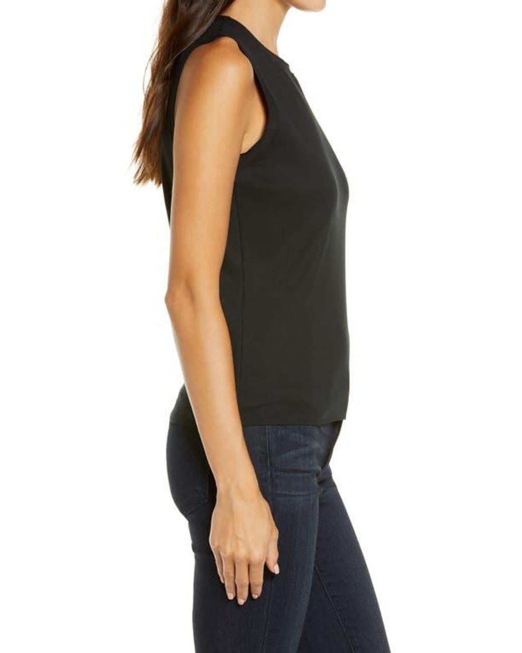 Commando Black Essential Muscle Tee