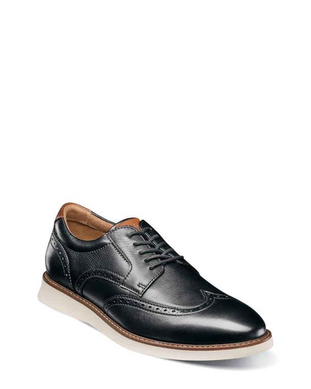 Florsheim Black Launch Wingtip Derby for men