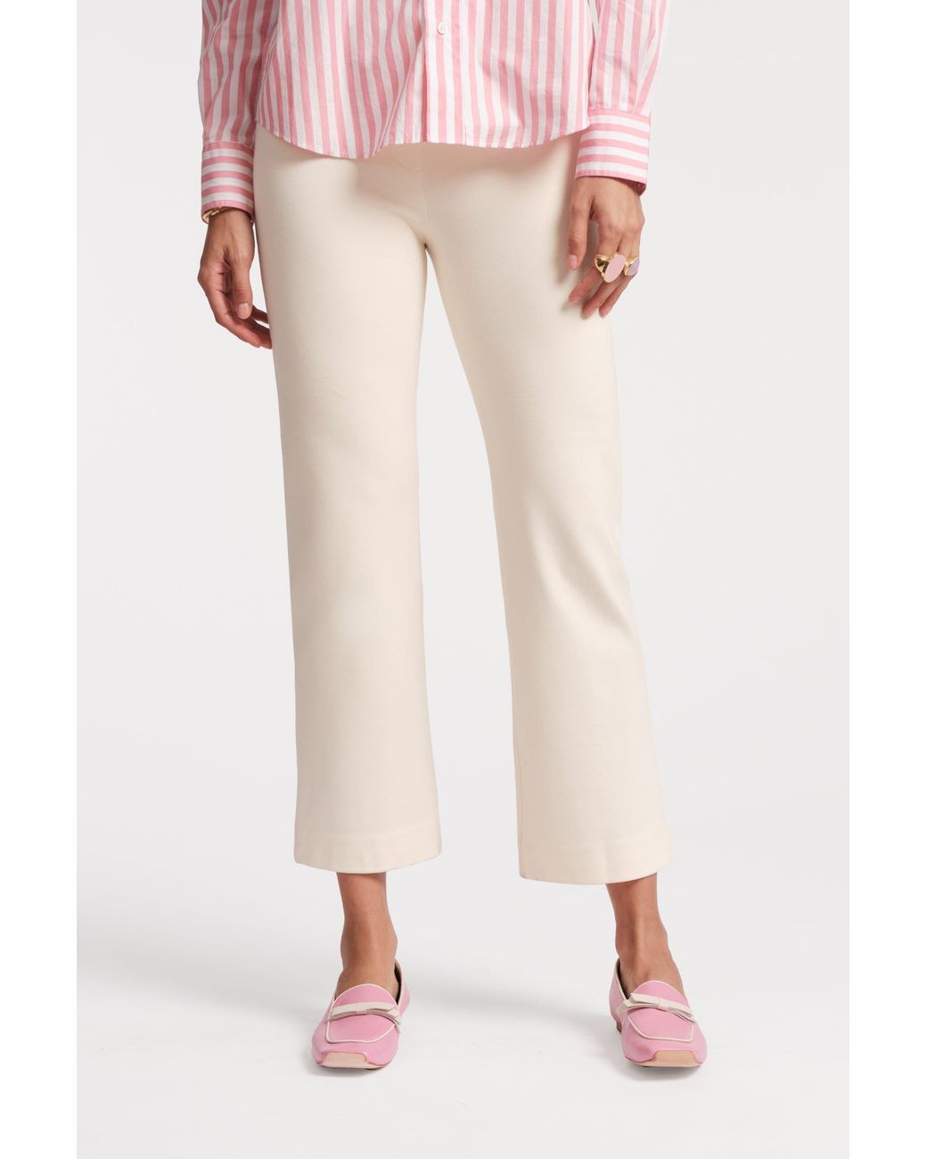 Frances Valentine Pink Wonder Pant Solid Stretch