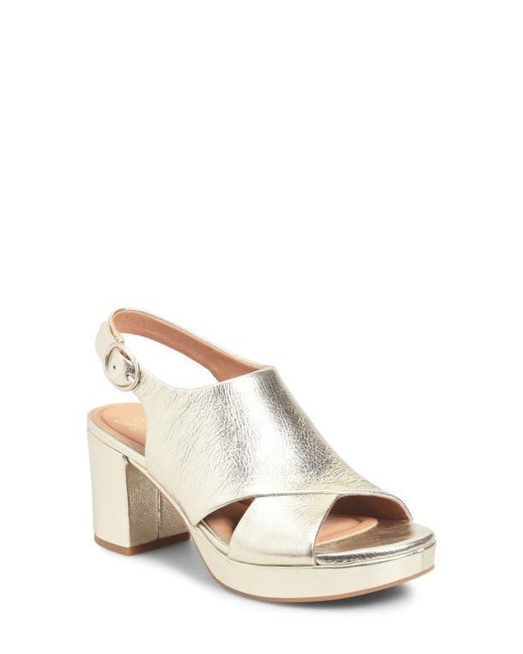 Söfft Natural Liv Slingback Platform Sandal