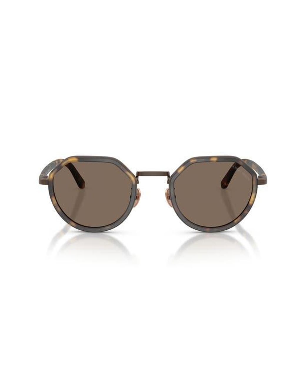 Armani Multicolor 48Mm Round Sunglasses for men