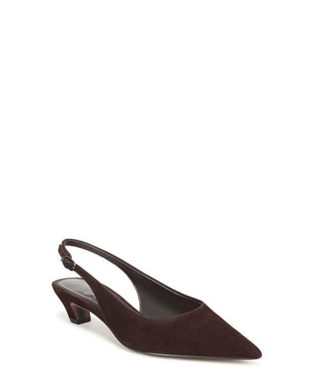 Sam Edelman Brown Finch Slingback Pointed Toe Pump