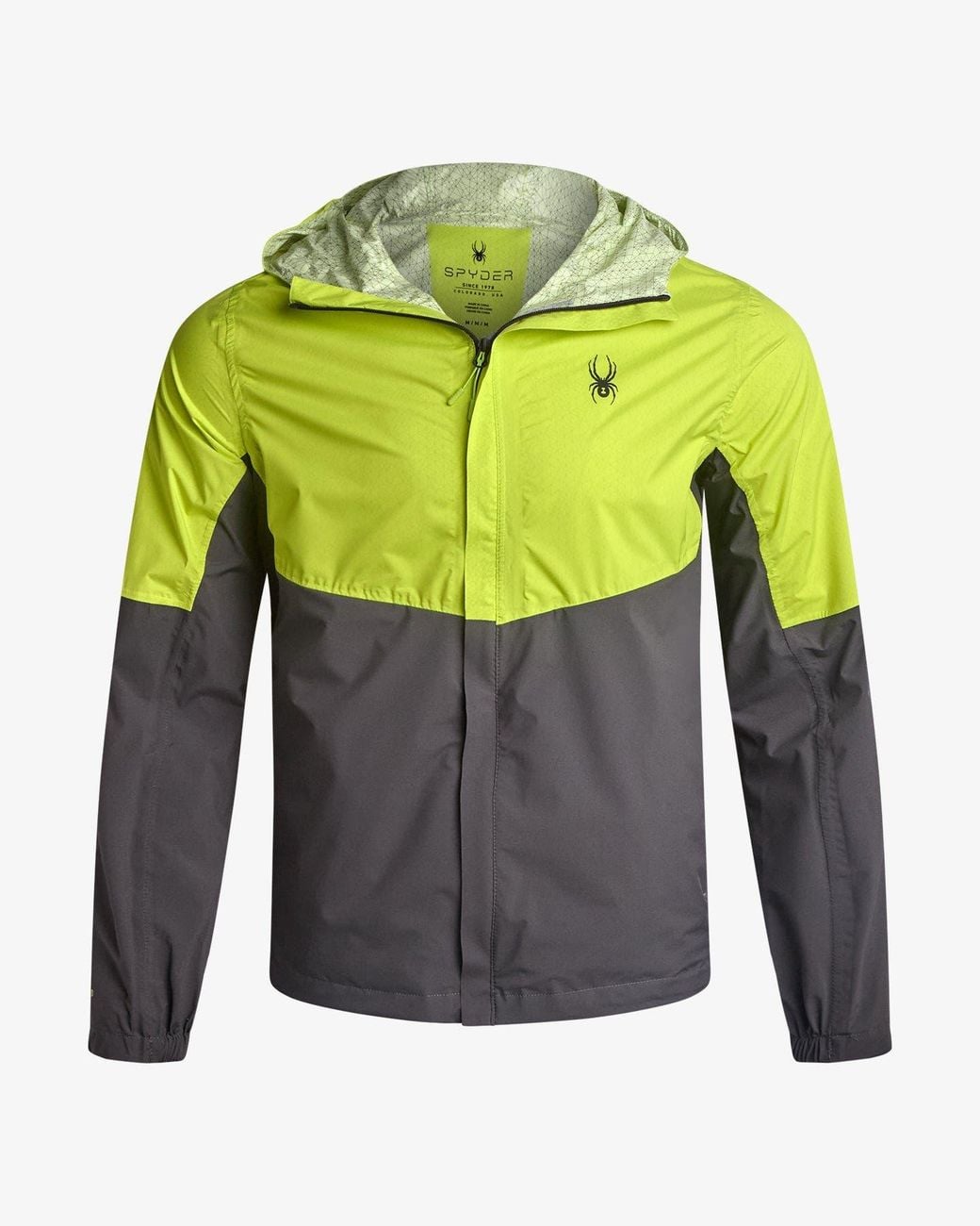 Spyder Multicolor Cloudy Day Rain Jacket for men