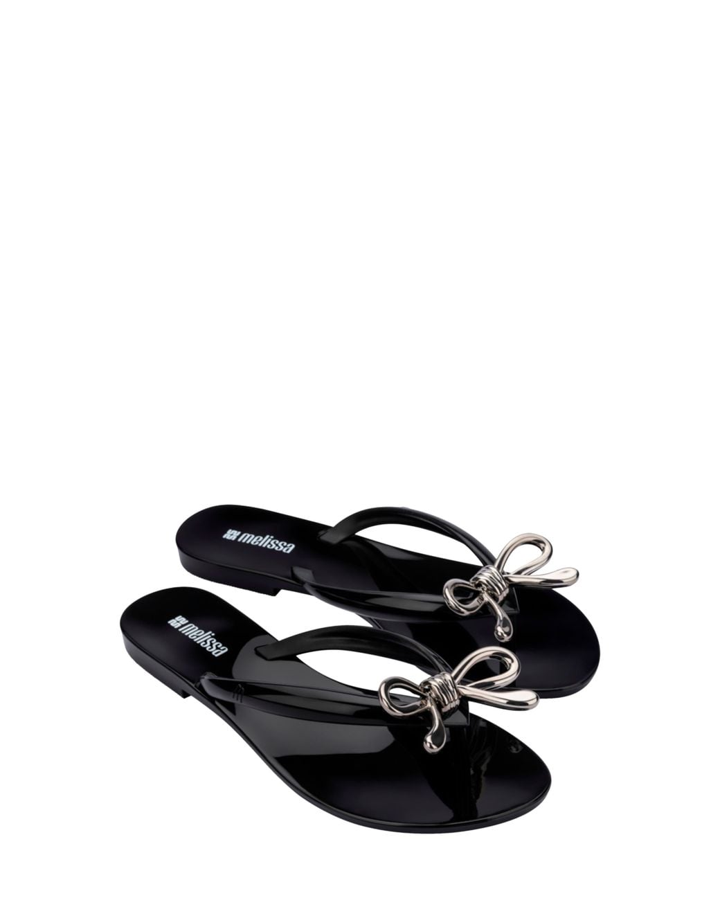 Melissa Black Harmonic Iris Flip Flop