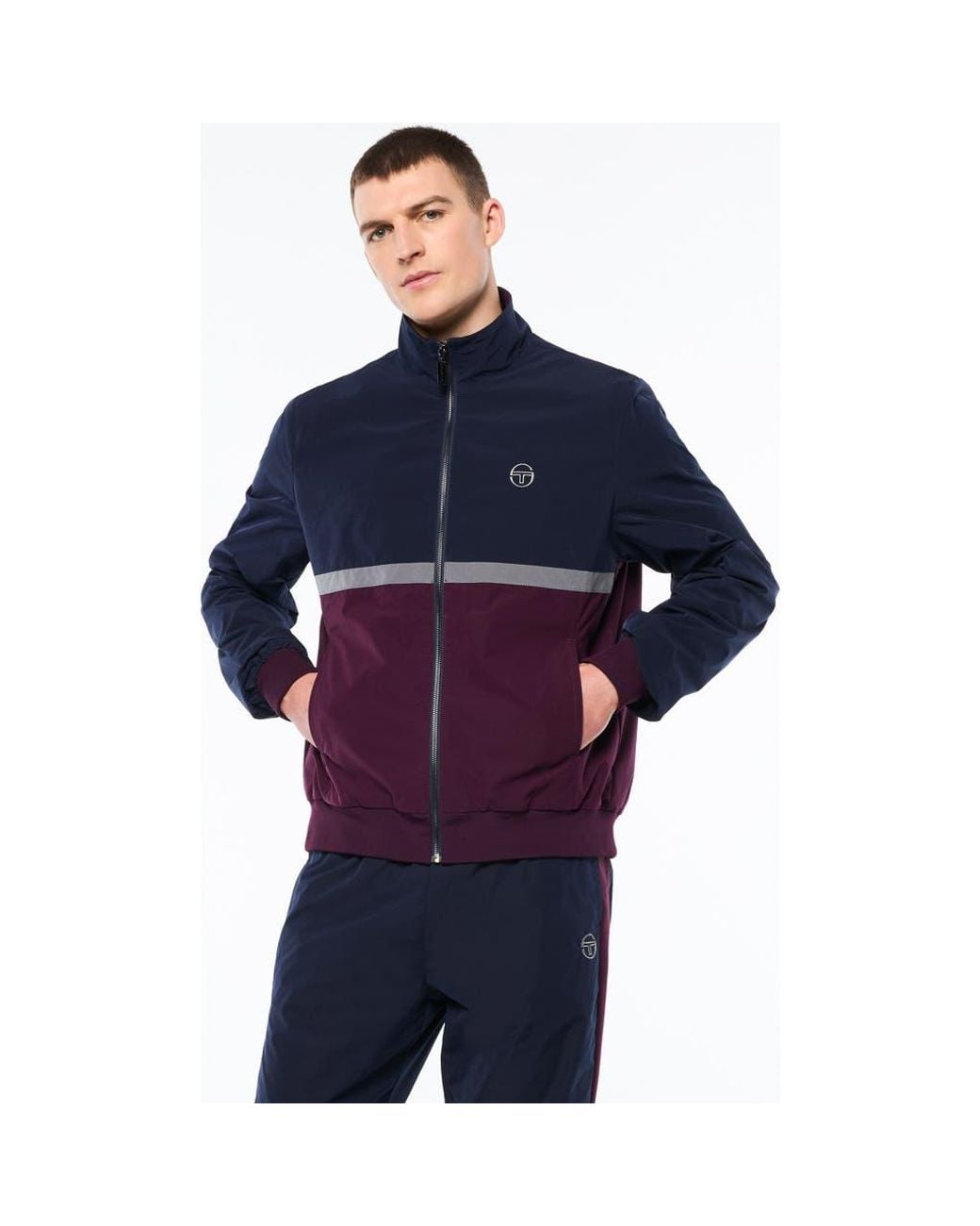 Sergio Tacchini Blue Portico Track Jacket for men