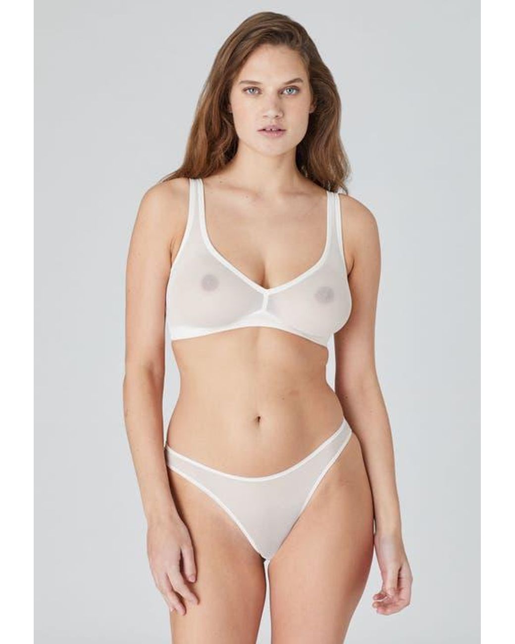 CUUP White The Wireless Plunge Mesh