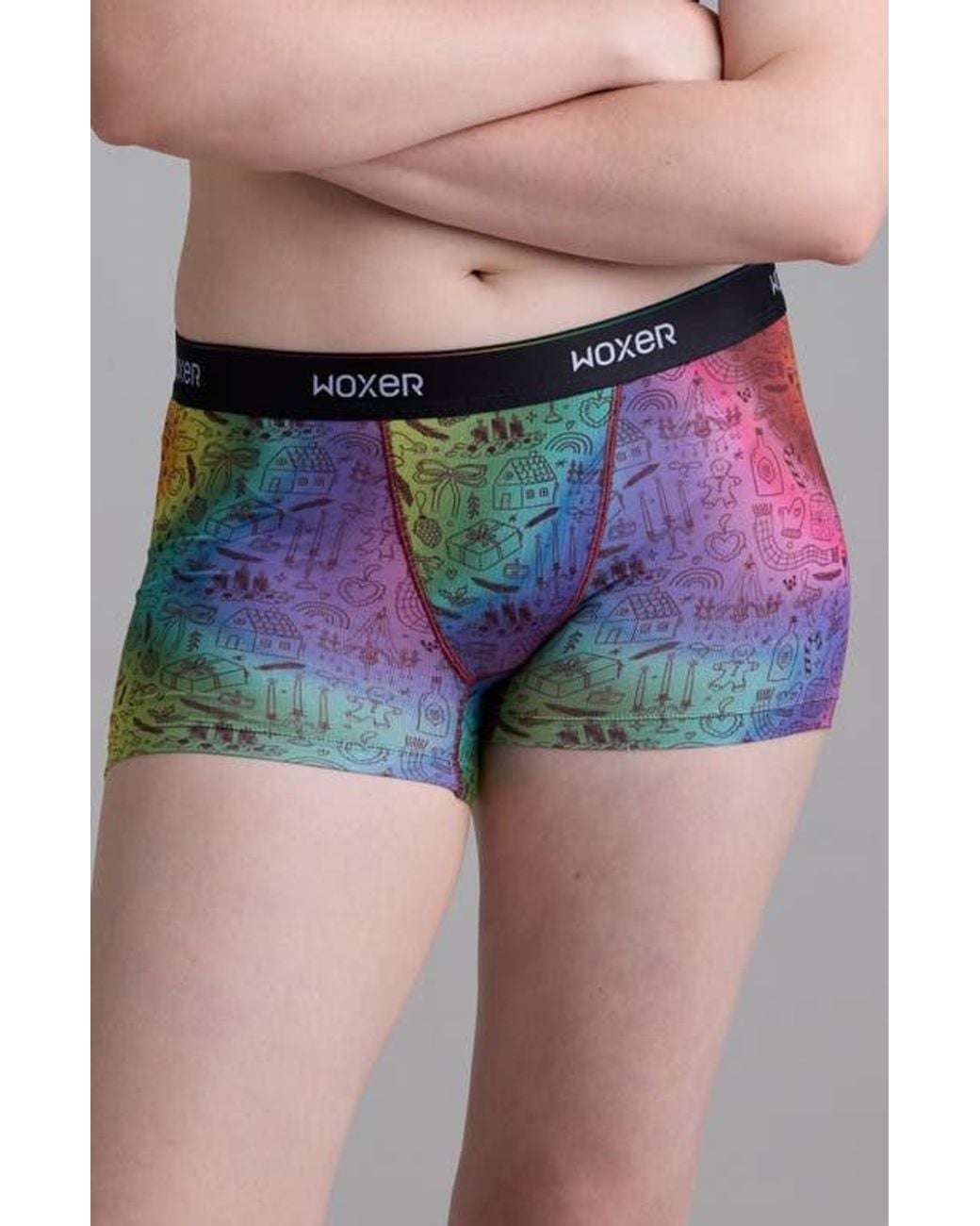 OXER Blue Star Ultrasoft 3-Inch Boxer Briefs