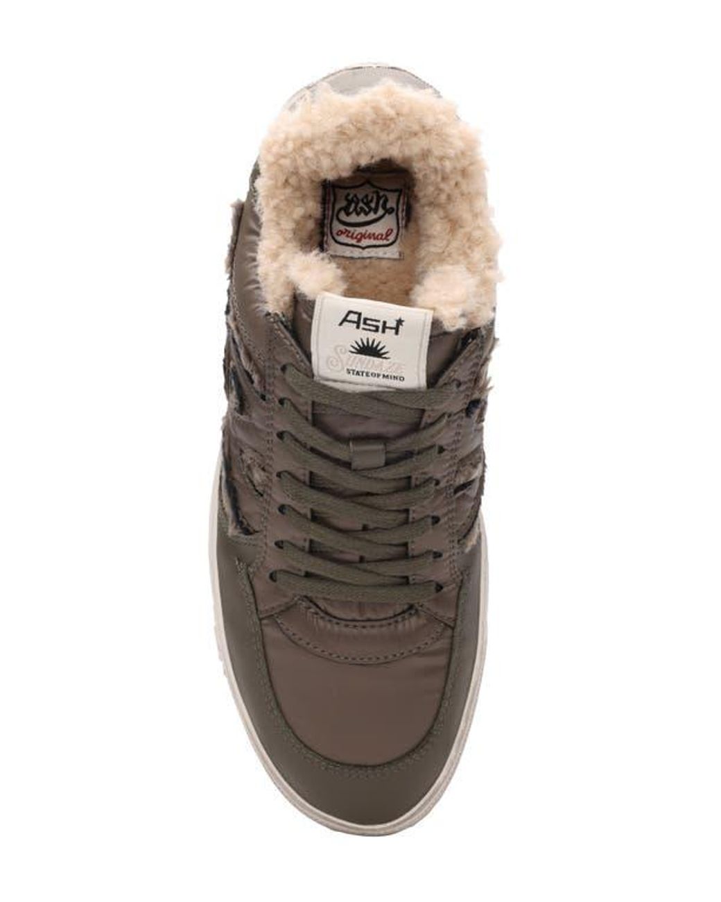 Ash shearling sneakers sale