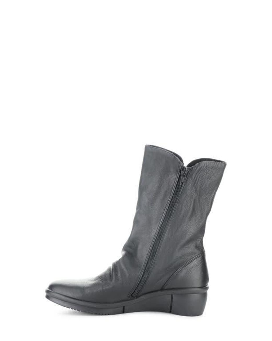 Softinos Black Rott Wedge Boot