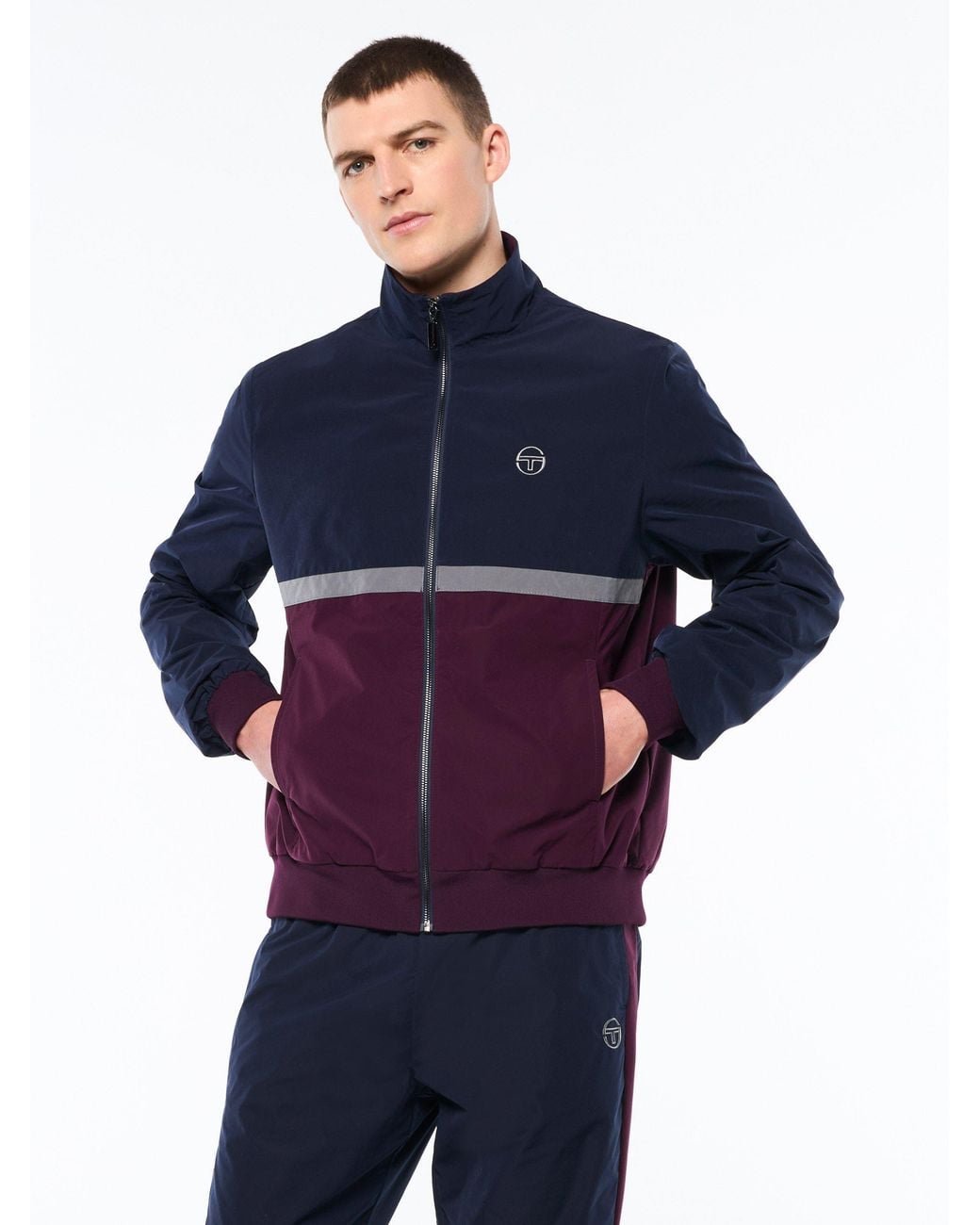 Sergio Tacchini Blue Portico Track Jacket for men