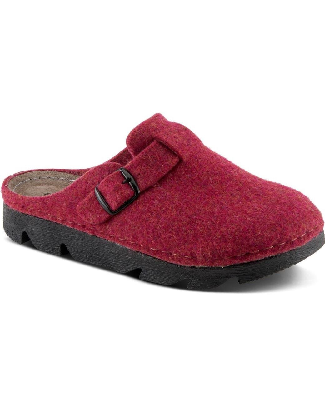 Flexus by Spring Step Red Clogger Mule