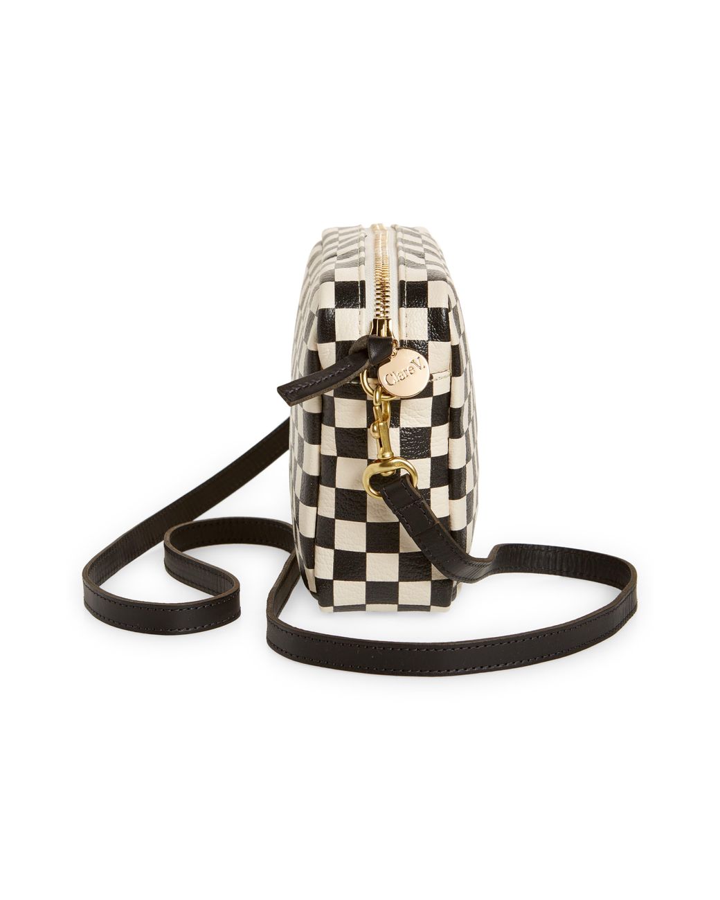 Clare V. Checked Midi Sac Crossbody Bag