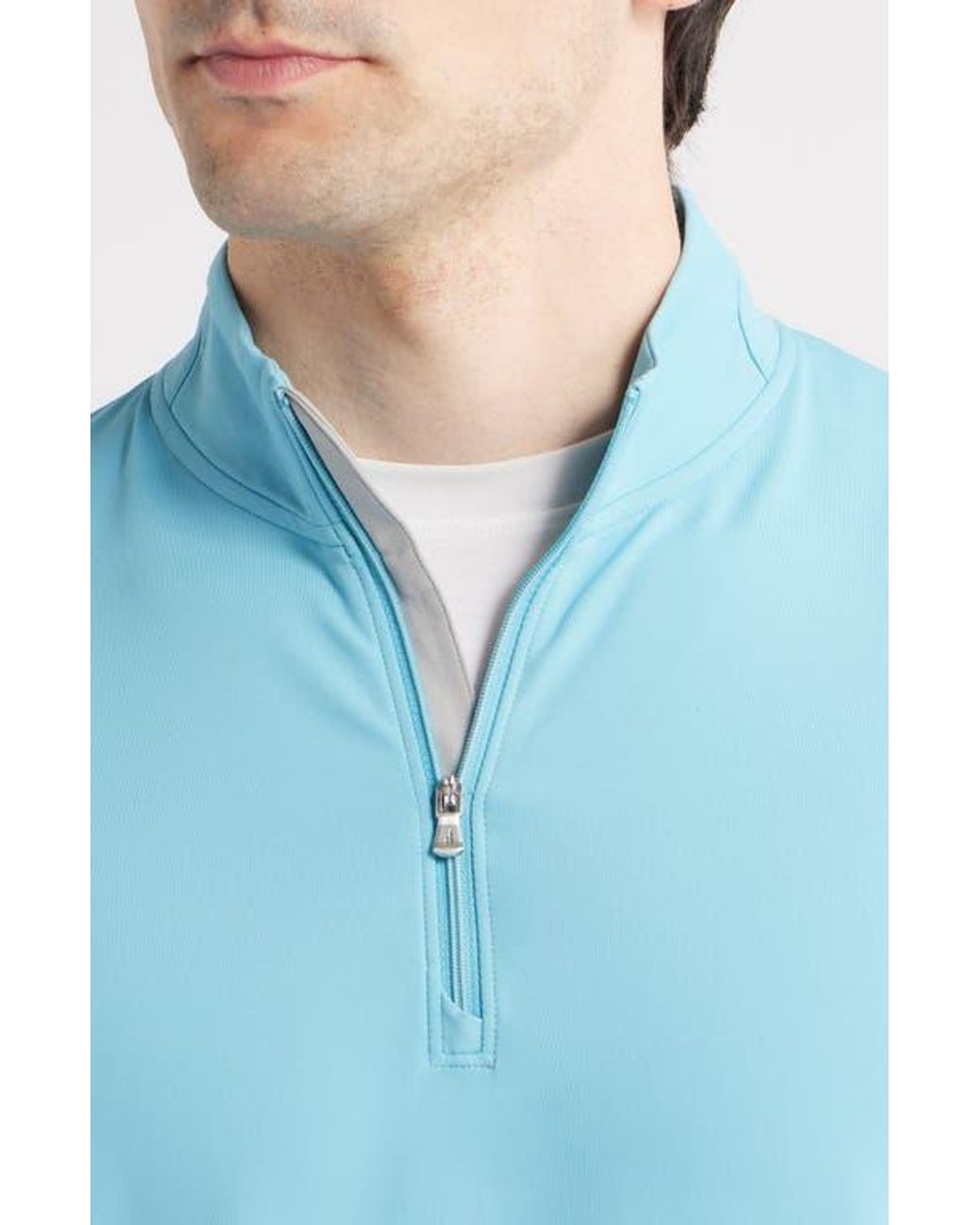 Johnnie-o Blue Motion Performance Quarter Zip Pullover for men