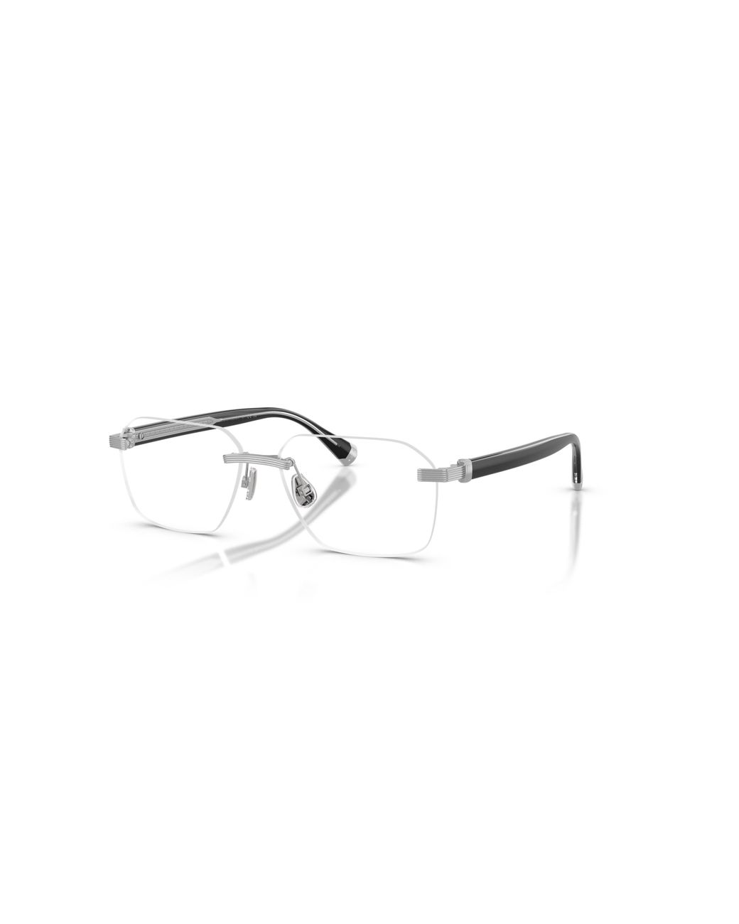 Brunello Cucinelli Multicolor 57Mm Rectangle Optical Glasses for men