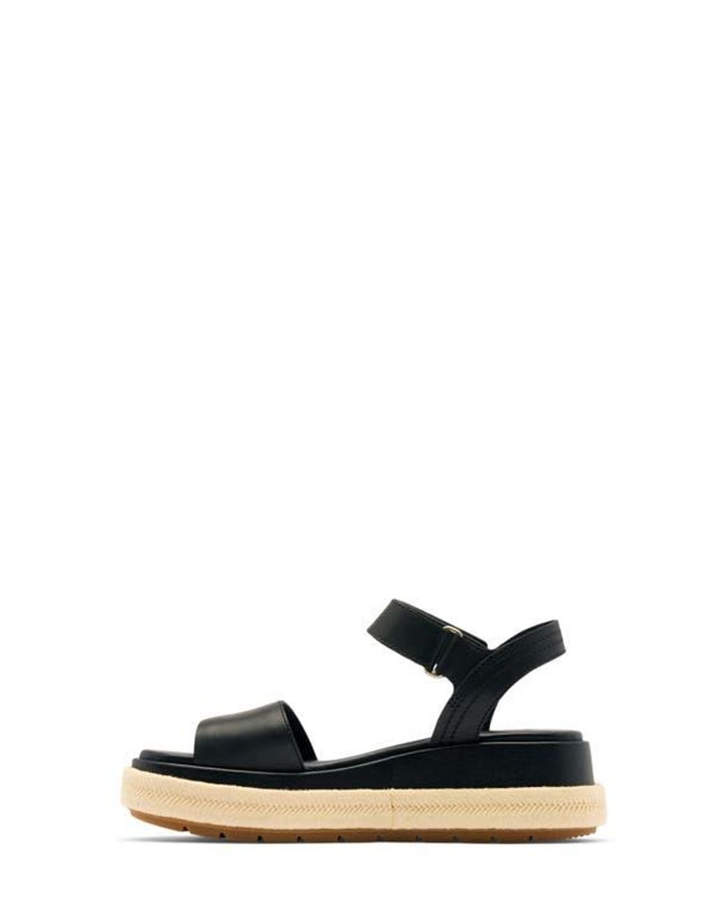 Sorel Blue Sunpeak Ankle Strap Platform Sandal