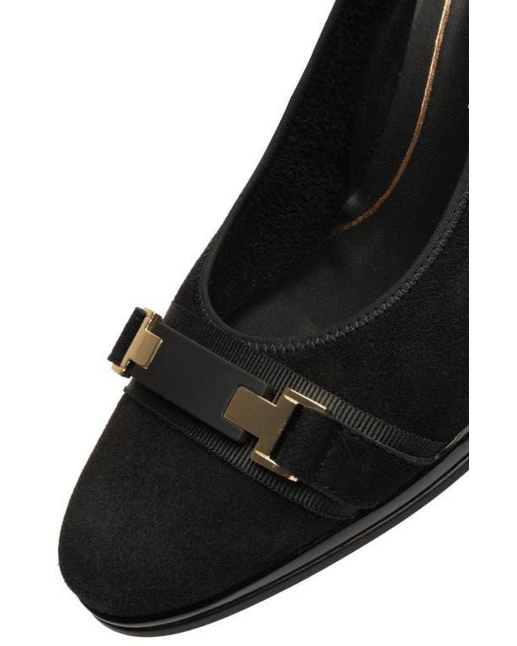 Ara Black Ophelia Buckle Pump