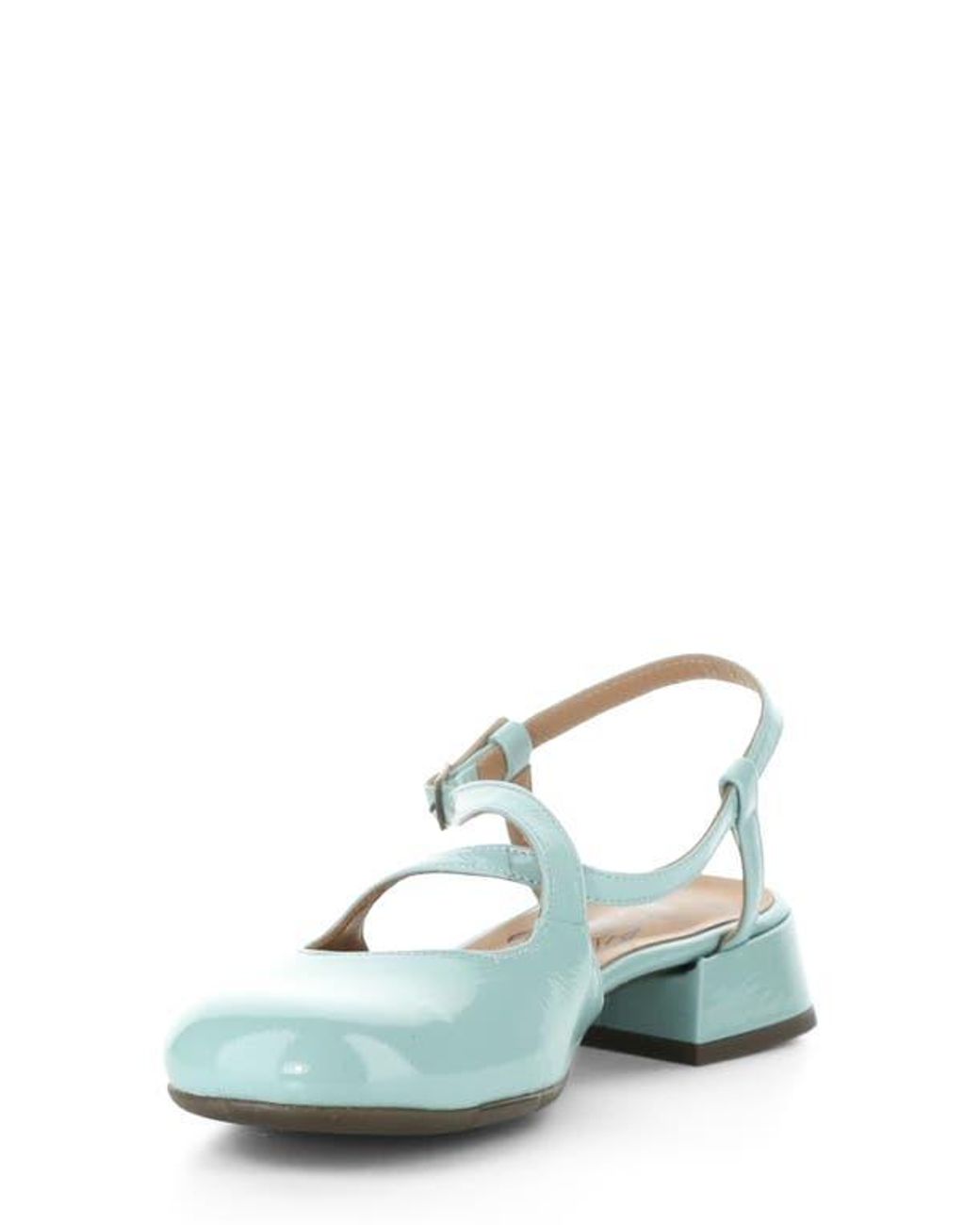 Fly London Blue Cark Ankle Strap Pump