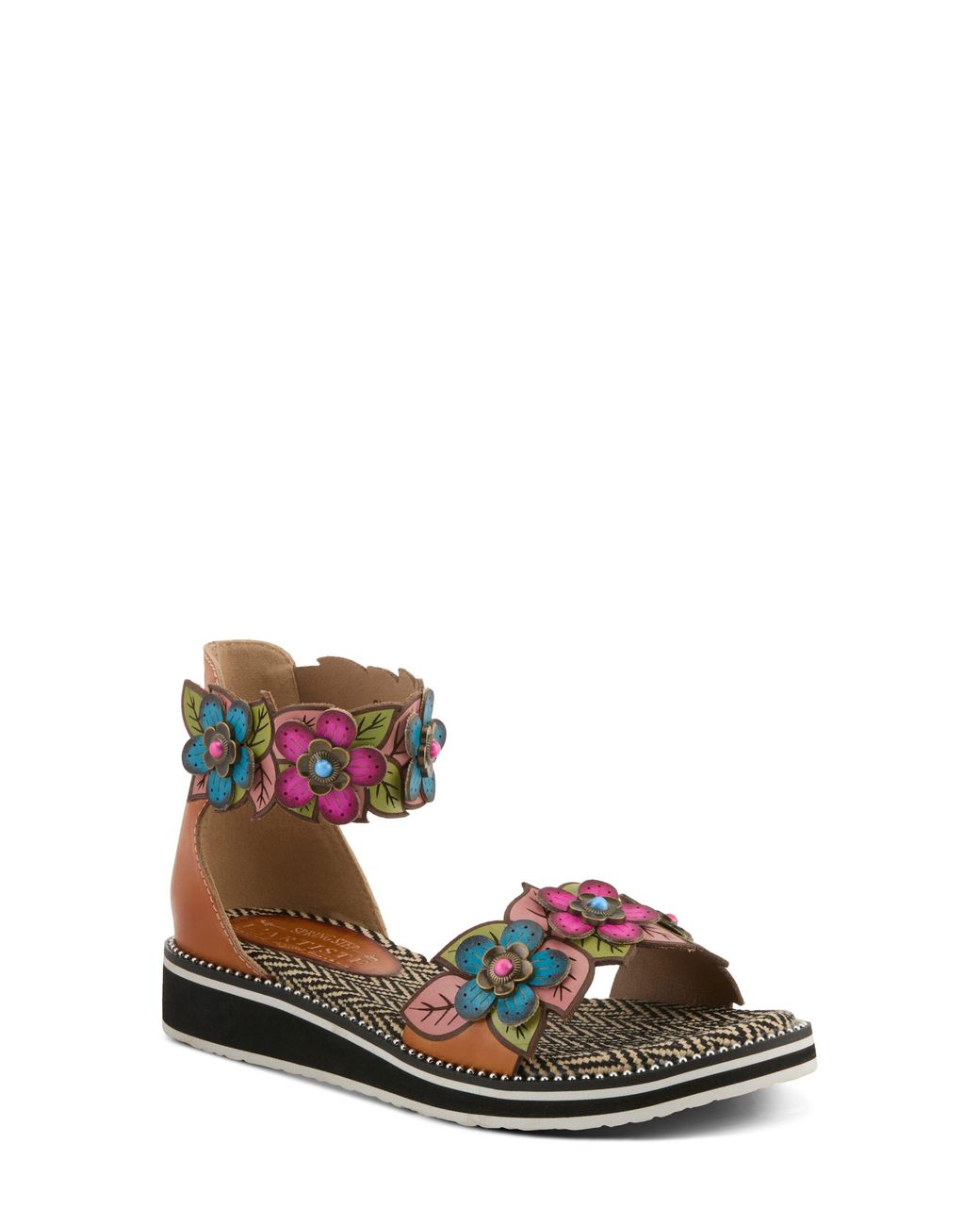 Spring Step Metallic Cruzer Ankle Strap Sandal
