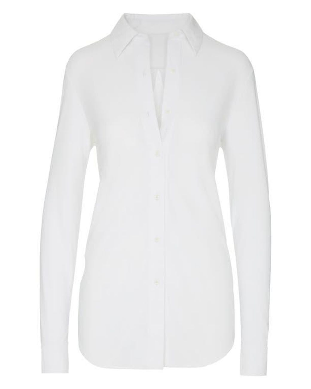 Commando White Classic Oversize Button-Up Shirt
