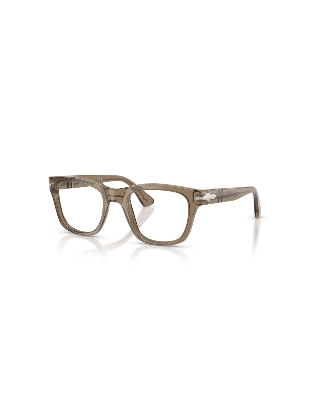 Persol Metallic 51Mm Square Optical Glasses