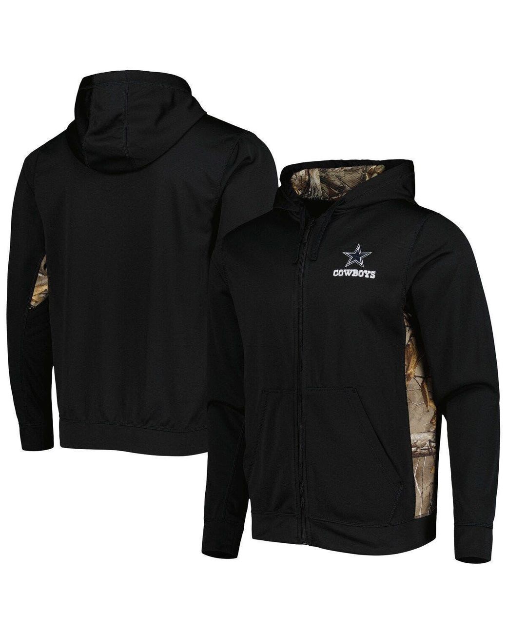 Dunbrooke /realtree Camo Dallas Cowboys Decoy Tech Fleece Fullzip