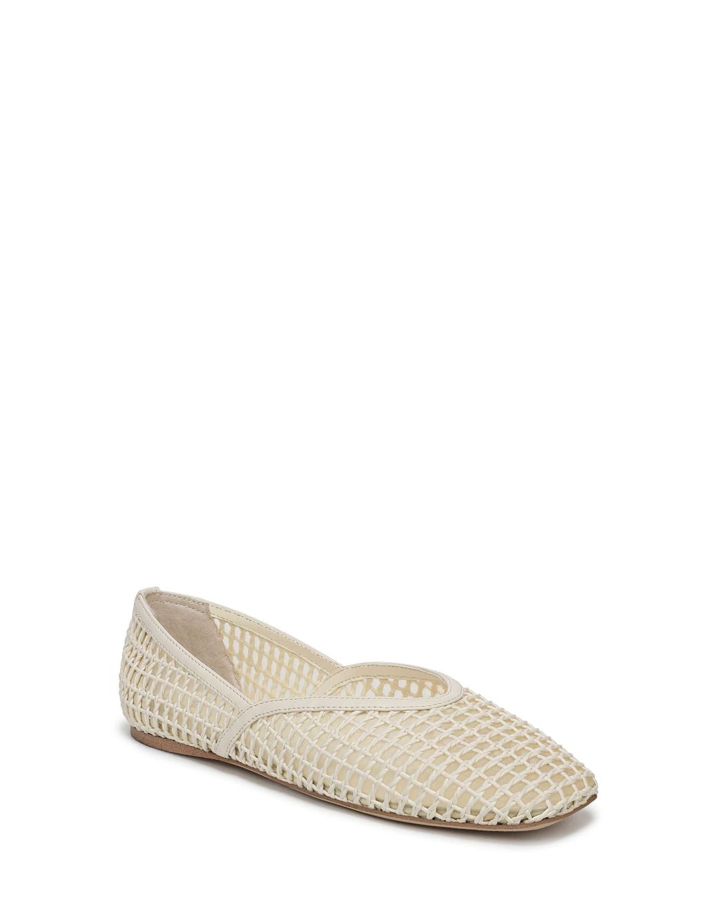 Sarto Natural Flexa Square Toe Mesh Flat