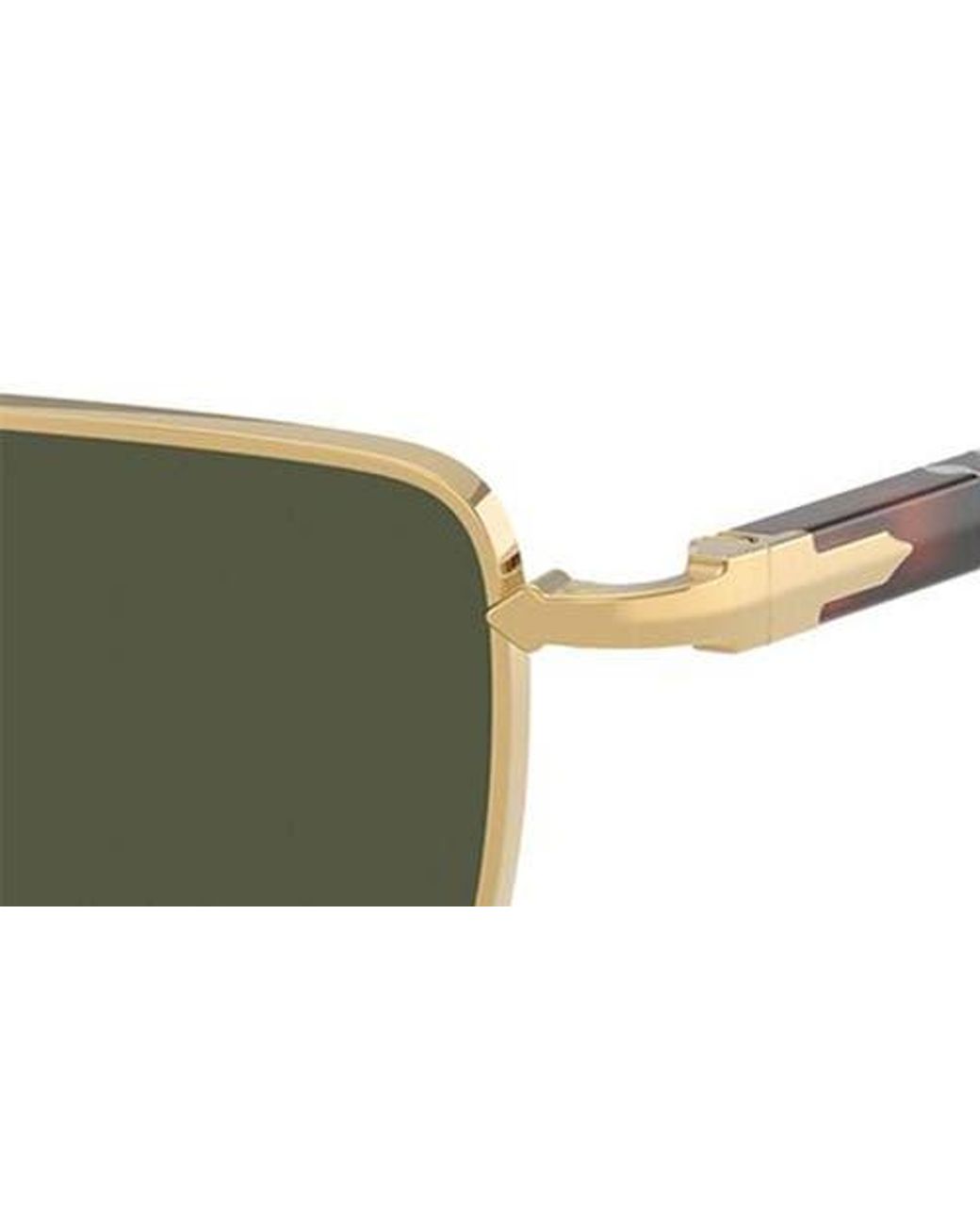 Persol Green 54Mm Rectangular Sunglasses