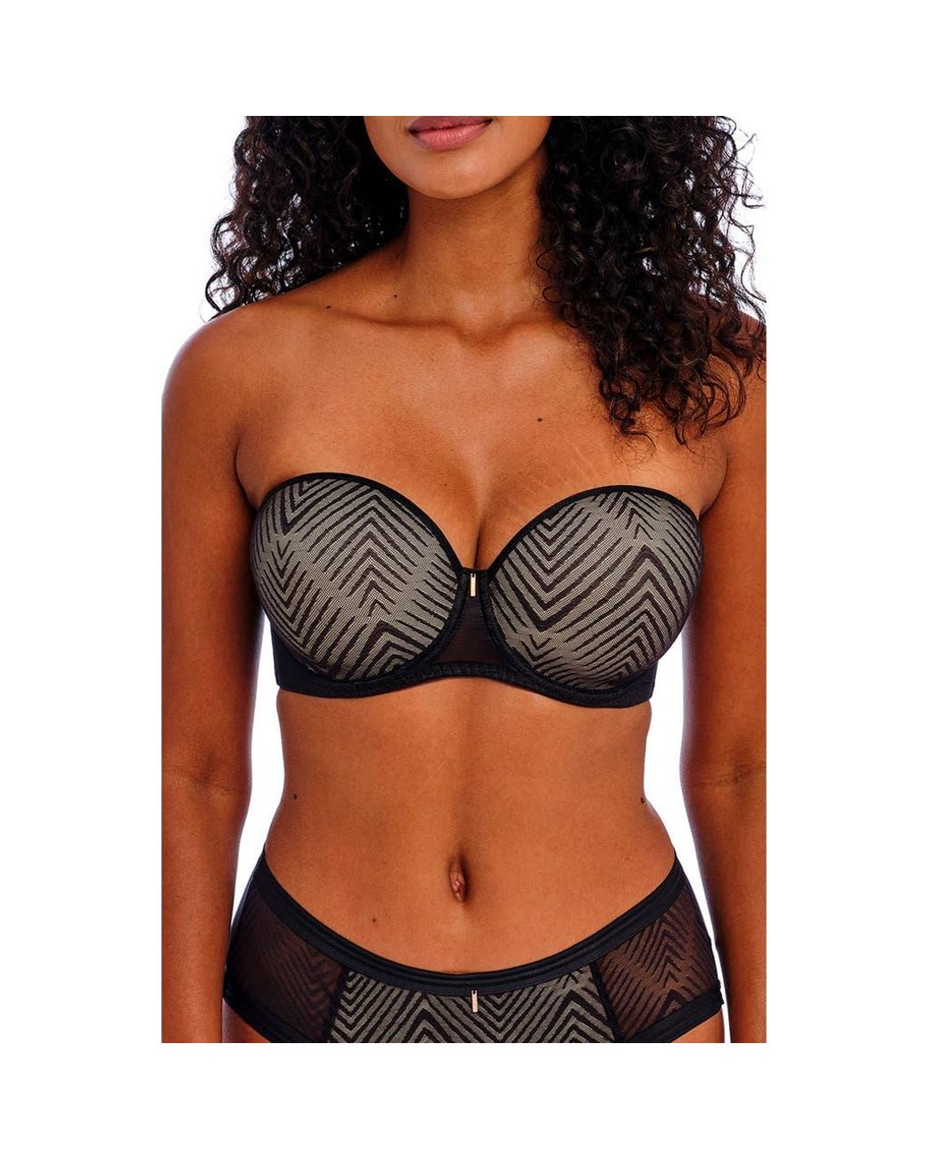 Freya Black Tailored Molded Underwire Bra