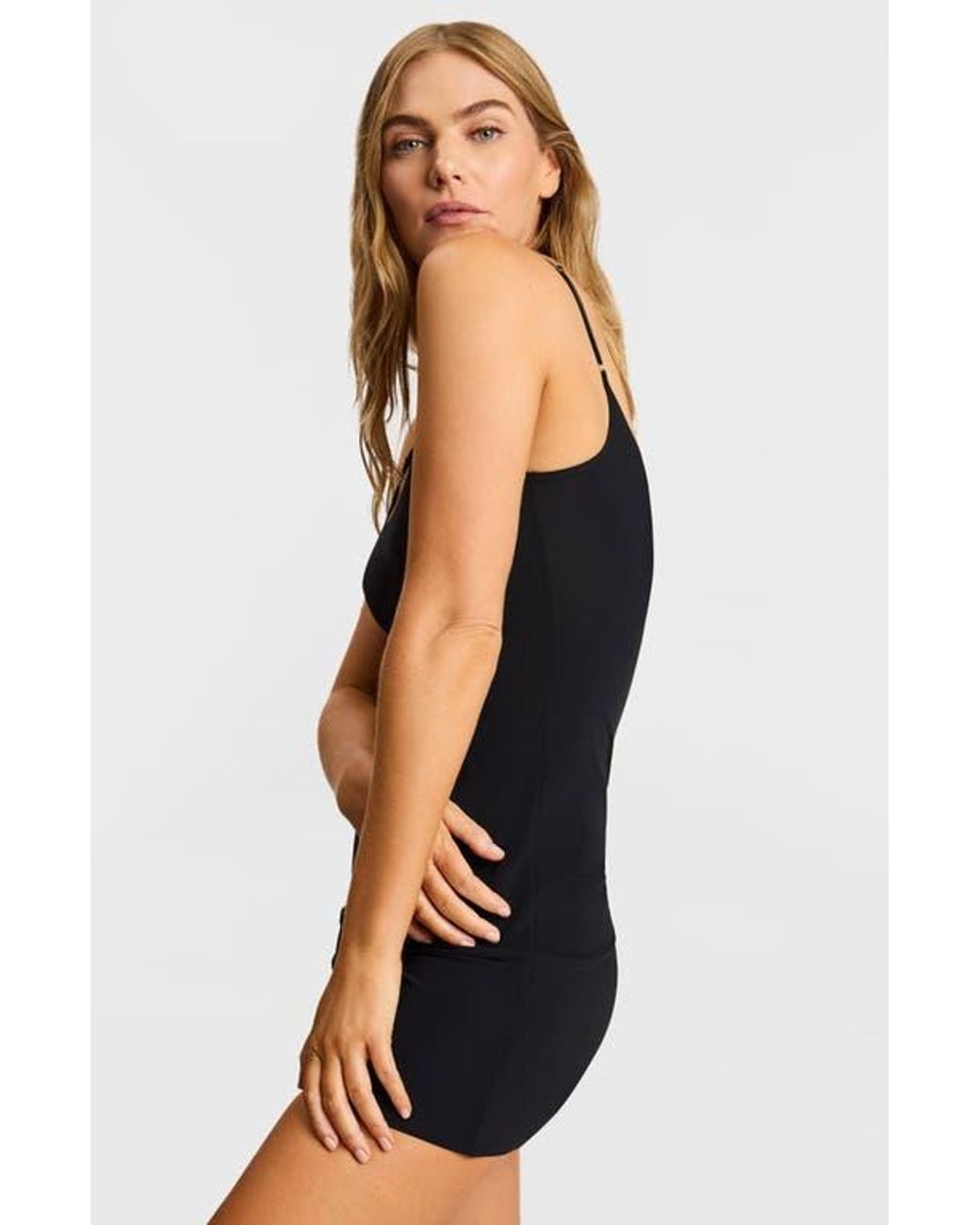 Commando Black Classic Mini Cami Slip