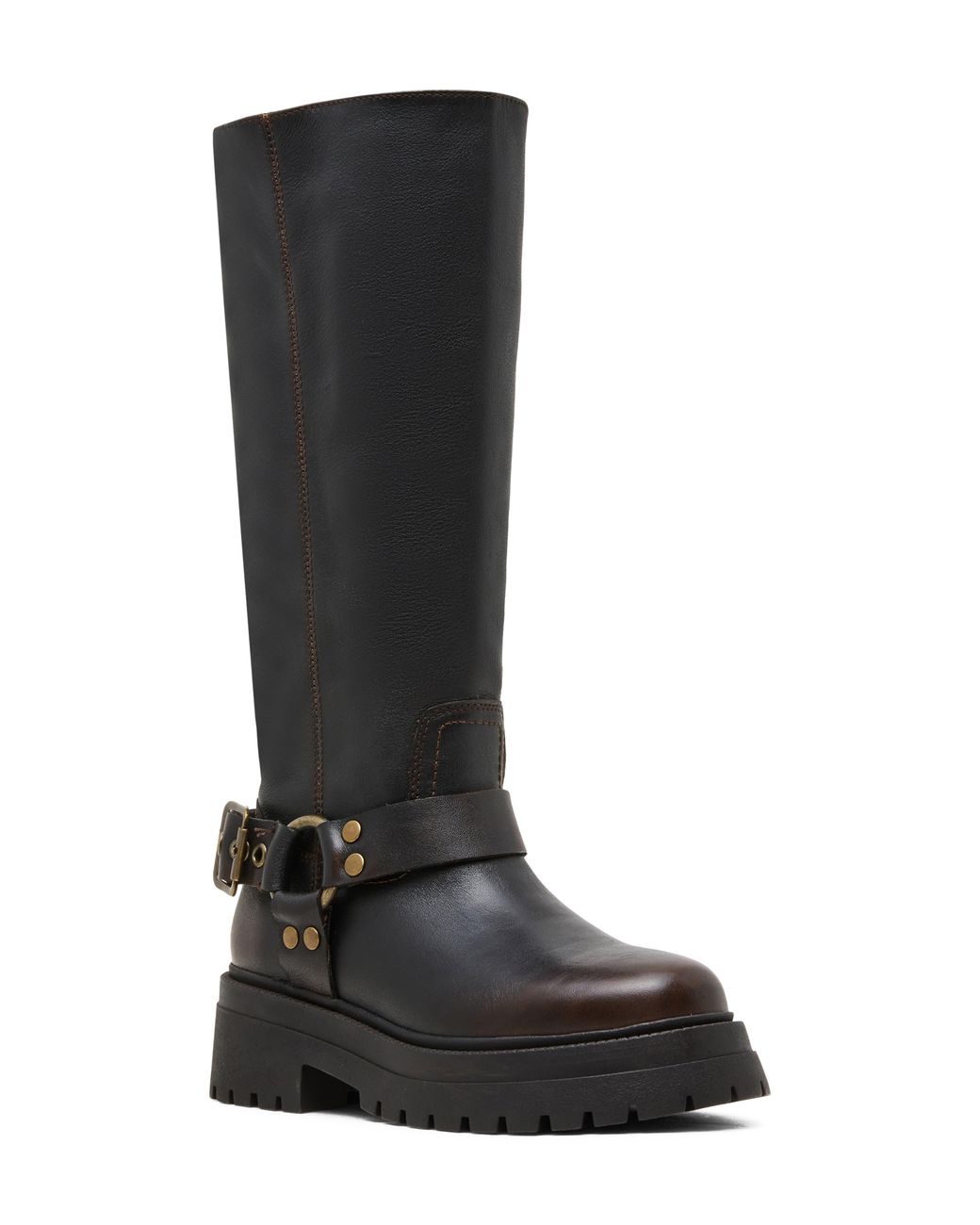 Steve Madden Black Everest Harness Boot