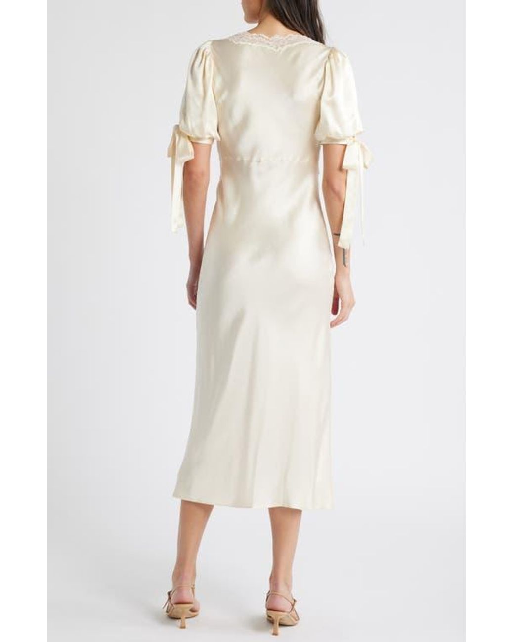 kate black lace dress Kate Puff Sleeve Lace Dress-Black main image 0